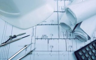 construction papers and blue prints