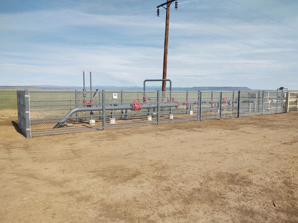 an image of Color Welded Fencing in the field